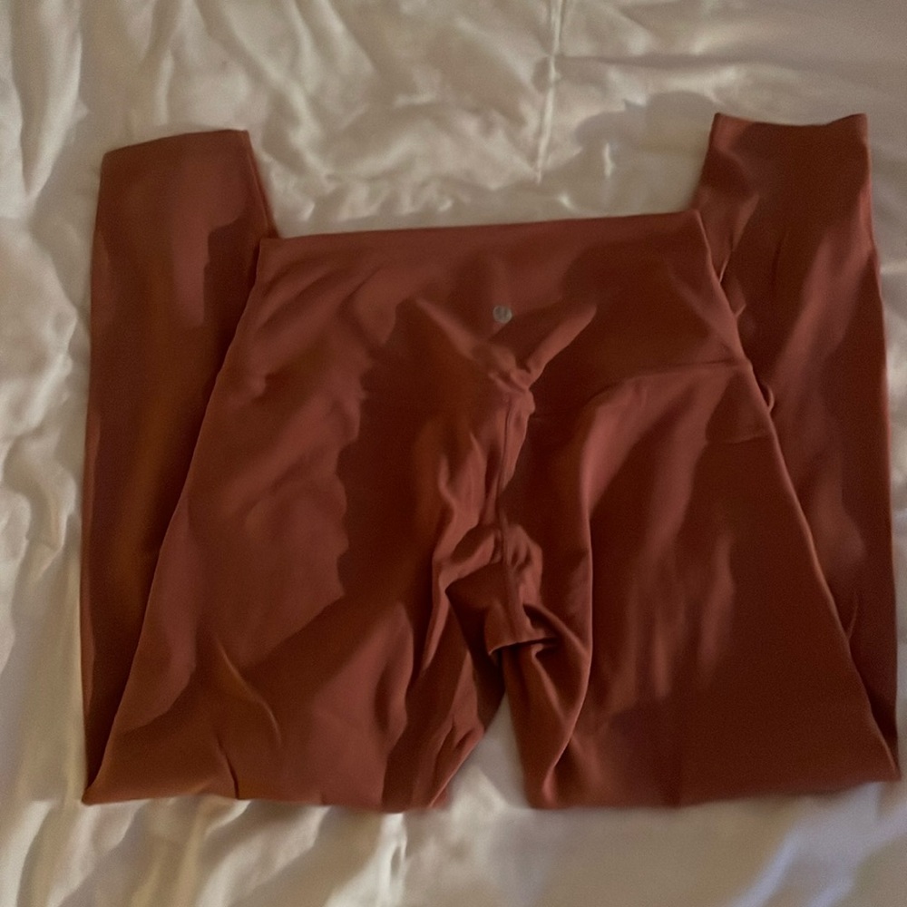 Lululemon pink high rise align leggings